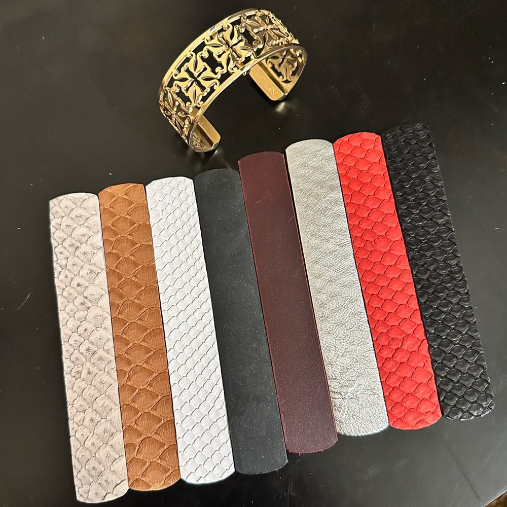 Rustic Cuff Bracelet And Inserts - image 1